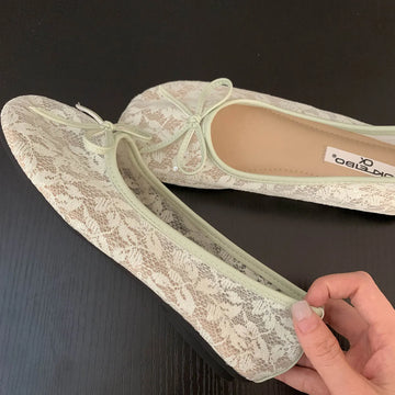 Xajzpa Summer Fashion Concise Round Head  Women Ballet Flats Low Heels Bow Mesh Party Slide Mules Casual Shoes Zapatos De Mujer